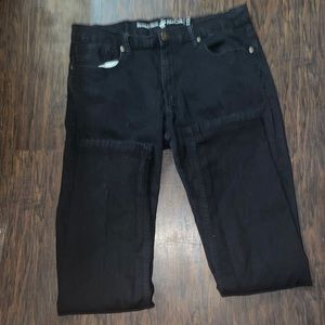 Black polo relaxed jeans 34 32
